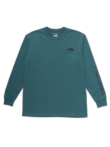 THE NORTH FACE(UEm[XEtFCX)L/S MESSAGE LOGO TEEiL / SbZ[WSeBj