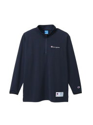 チャンピオン Champion HALF ZIP L/S SHIRT バスケットウェア 長袖Tシャツ（ロンT）