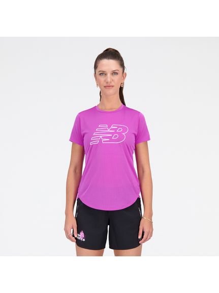 ニューバランス New Balance ACCELERATEグラフィックショートスリーブTシャツ ランニングウェア ショートスリーブTシャツ