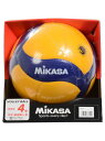 ミカサ MIKASA バレー4号 検定球 黄 青 ボール 4号球