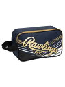 ローリングス Rawlings シューズバック-ネイビー/ゴールド/ホワイト シューズアクセサリー 野球スパイク袋