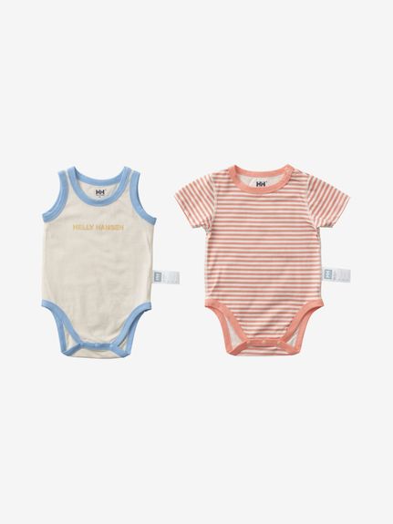 HELLY HANSEN(w[nZ)B My First HH Border Print Rompers Set (xr[ }Ct@[XgHH{[_[vgp[XZbg)