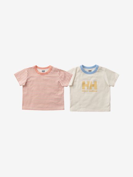 HELLY HANSEN(w[nZ)B My First HH Border Print Tee Set (xr[ }Ct@[XgHH{[_[vgeB[Zbg)