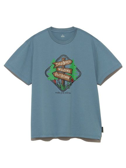 タラスブルバ TARAS BOULBA PE天竺プリントTシャツ（ツリーデザイン） トップス Tシャツ