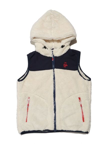 `X CHUMS ELMO FLEECE VEST (Gt[X xXg) gbvX t[XEjbg