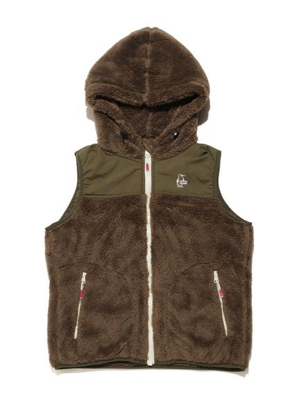 `X CHUMS ELMO FLEECE VEST (Gt[X xXg) gbvX t[XEjbg