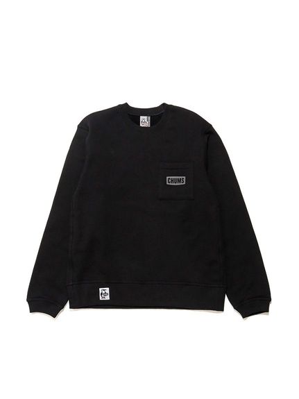 `X CHUMS CHUMS LOGO POCKET CREW TOP (`XS |Pbg N[gbt) gbvX XEFbgEp[J[