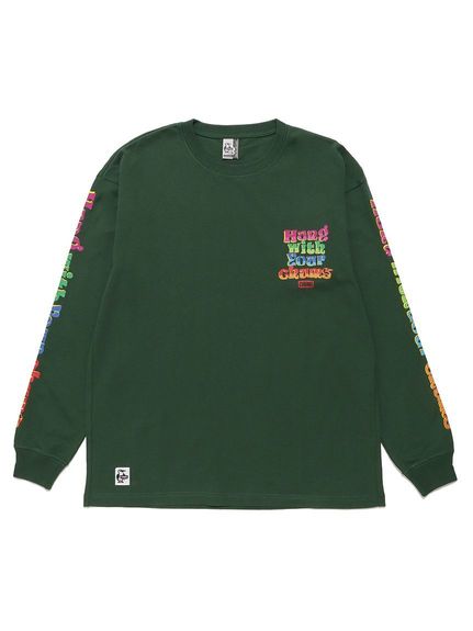 `X CHUMS OVERSIZED HWYC L/S T-SHIRT (I[o[TCYh HWYC L/S) gbvX TVciTj