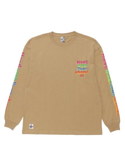 `X CHUMS OVERSIZED HWYC L/S T-SHIRT (I[o[TCYh HWYC L/S) gbvX TVciTj