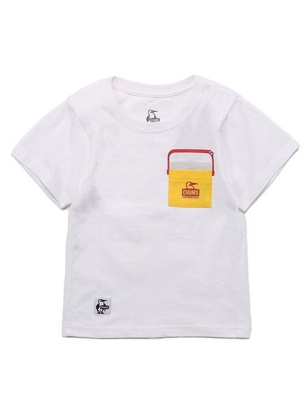 CHUMS(`X)Kid's Camper Cooler Pocket T-Shirt