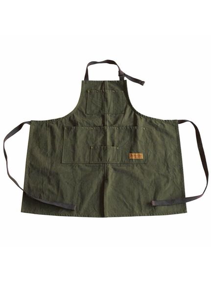 _g DULTON MW WORK APRON KHAKI [EL[ [EL[ȆObY