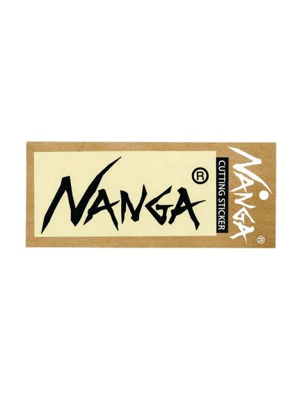 ナンガ NANGA NANGA LOGO CUTTING STICKER XS (ナンガロゴカッティングステッカー エックスエス) 収納・キャリー 収納・キャリー・その他グッズ