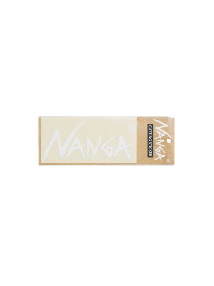 ナンガ NANGA NANGA LOGO CUTTING STICKER S (ナンガロゴカッティングステッカー エス) 収納・キャリー 収納・キャリー・その他グッズ