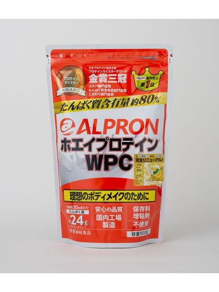 アルプロン ALPRON ALPRON WPCバナナ風味 900g プロテイン ホエイプロテイン