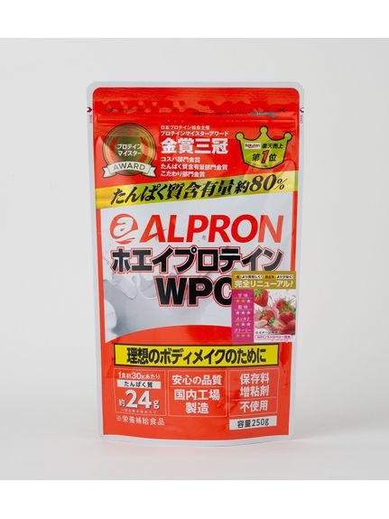 アルプロン ALPRON ALPRON WPCストロベリー風味 250g プロテイン ホエイプロテイン