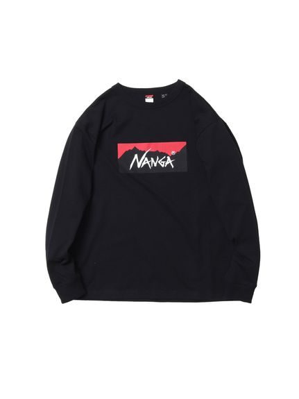 iK NANGA ECO HYBRID BOX LOGO L/S TEE (GRnCubh{bNXSOX[ueB[) gbvX TVciTj