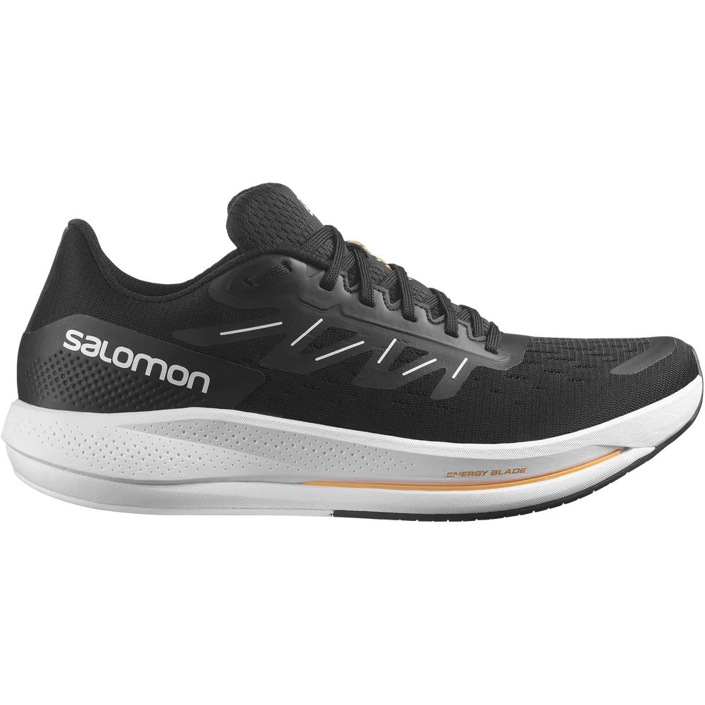 【Salomon/サロモン】【L41589600】【男性用ランニングシューズ】【SPECTUR】【Black / White / Blazing Orange】メンズ 男性 ランニングシューズ