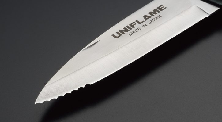 【UNIFLAME】【ユニフレーム】【ギザ刃 キャンプナイフ】【ステンレス刃物綱】【661840】【2022年】【フォールディング仕様】【日本製】