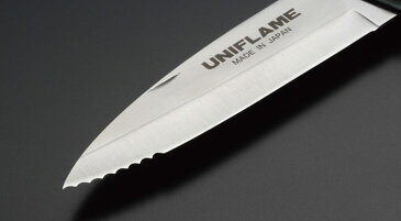 【UNIFLAME】【ユニフレーム】【ギザ刃 キャンプナイフ】【ステンレス刃物綱】【661840】【2022年】【フォールディング仕様】【日本製】