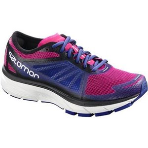 【SALOMON】【サロモン】【L40143900】【SONIC RA　W】【カラー：PINK YARROW/SURF THE WEB/WHITE】レディース　ロード　ランニング　シューズ