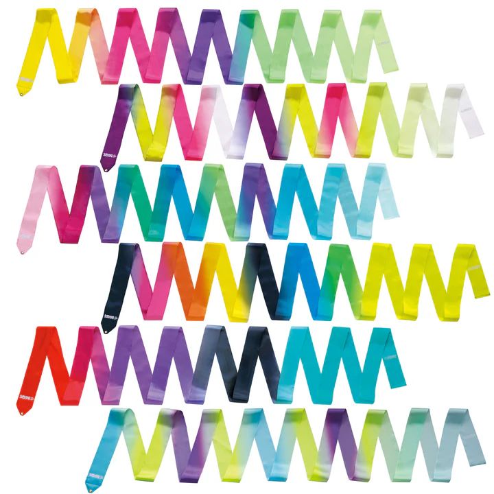 ** 【1点購入のみネコポス280円】【SASAKI/ササキ】体操・新体操【M-71AG-F】アートグラデーションリボ..