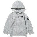 【THE NORTH FACE】【ノースフェイス】【NTJ12116】【SQUARE LOGO F/Z】キッズ 　子供　スウェット　パーカー　パーカ　羽織　通園　通学