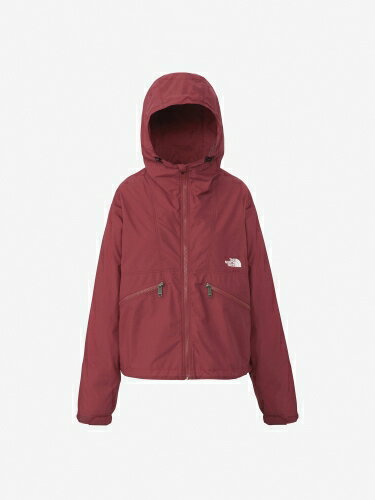 【THE NORTH FACE】【ノースフェイス】【NPW22430】【2024年春夏】【Short Compact Jacket】【IR：アイアンレッド】レディース 女性 アウター ジャケット ショート丈 通勤 通学 アウトドア キャンプ