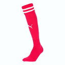 プーマ LIGA ライン入りストッキング 729881 12ラズベリー PUMA サッカーソックス