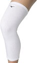 ミズノ バレーボール ひざ用サポーター(ロング) V2MYA01001 ホワイト/ブラック kneesup