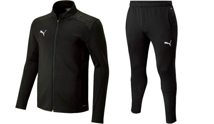 プーマ　TEAMFINAL　トレーニングジャケット・パンツ上下セット　プーマブラック　659125　659126　PUMA　サッカー　ジャージ