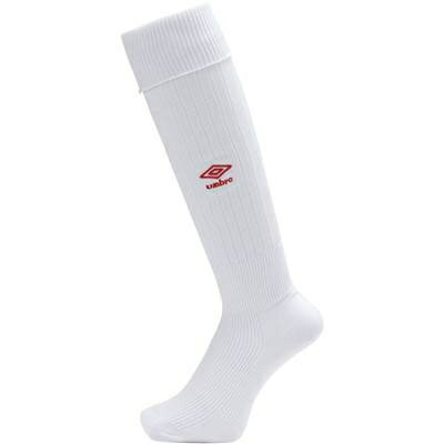 午後3時までのご注文で即日出荷！（休業日を除く） アンブロ　サッカーストッキング　UAS8902B UAS8902BE　ホワイト/レッド　UMBRO　サッカーソックス　fbsocks