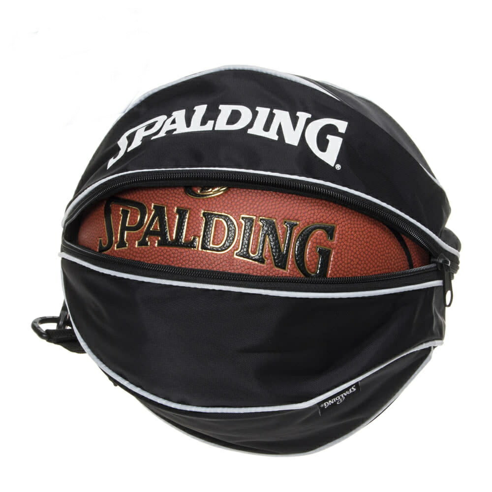 スポルディング　ボールバッグ　49-001　ブラック/ピンク　SPALDING　バスケットボール　7号