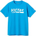ヴィクタス 卓球練習シャツ プレイロゴTシャツ 632101 ターコイズ VICTAS