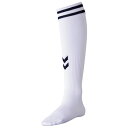 ヒュンメル ジュニア サッカー ストッキング HJG7090 ホワイト/ネイビー サッカーソックス fbsocks