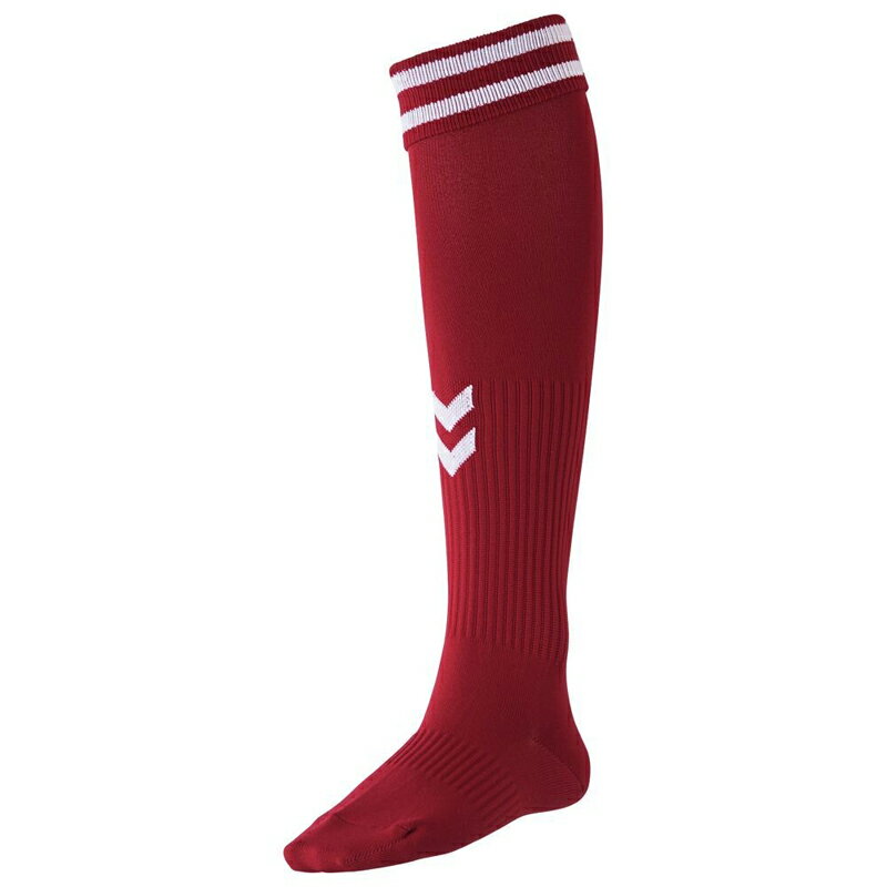 ヒュンメル サッカー ストッキング HAG7090 ワイン/ホワイト サッカーソックス fbsocks