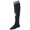 ヒュンメル　ジュニア　サッカー　ストッキング　HJG7090　ブラック/ホワイト　サッカーソックス　fbsocks