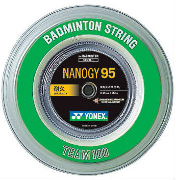 バドミントン ガット ヨネックス YONEX ストリングス ナノジー95 NANOGY95【ロール100m】【バドミントン ガットロー…