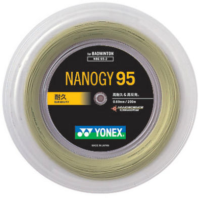 バドミントン ガット ヨネックス YONEX ストリングス ナノジー95 NANOGY95【ロール200m】【バドミントン ガットロー…