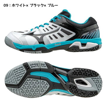 テニスシューズ ミズノ MIZUNO テニス シューズ ウエーブエクシードSS OC WAVE EXCEED SS OC砂入り人工芝 クレーコート用 (61GB151301・61GB151309)【硬式テニス 軟式テニス シューズ ミズノ ソフトテニス シューズ ミズノ ソフトテニスシューズ 軽量 tennis shoes】