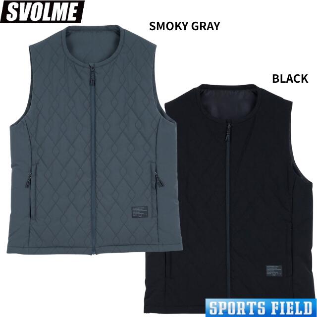 2025秋冬モデル スボルメ SPLS中綿ライトベスト フットサル サッカー ウェア 防風 防寒 SVOLME SPORTS LIFESTYLEシリーズ ベスト 送料無料