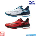 ソフトテニス シューズ ミズノ MIZUNO ウエーブエクシードツアー 6 OC 61GB2472 2E クレー・砂入り人工芝コート ソフトテニス シューズ ミ...
