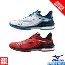 シューズ ソフトテニスシューズ サイズ交換往復無料 ソフトテニス シューズ ミズノ MIZUNO ウエーブエクシードツアー 6 OC 61GB2472 2E クレー・砂入り人工芝コート ソフトテニス シューズ ミズノ 軟式テニス シューズ 硬式テニス soft tennis shoes