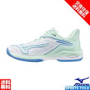 ソフトテニスシューズ サイズ交換往復無料 ソフトテニス シューズ ミズノ MIZUNO ウエーブエクシードツアー 6 OC women レディース 61GB24...