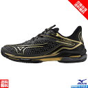ソフトテニスシューズ サイズ交換往復無料 ソフトテニス シューズ ミズノ MIZUNO ウエーブエクシードツアー 6 OC 10th 61GB2478 ユニセッ...