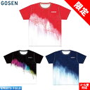 数量限定 ソフトテニス ウェア ゴーセン GOSEN グラデーションTシャツ JPT25 半袖 ゴーセン バドミントン Tシャツ メンズ ユニセックス soft...