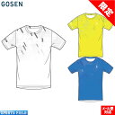 数量限定 ソフトテニス ウェア ゴーセン GOSEN 昇華TシャツB JPT34 半袖 ゴーセン バドミントン Tシャツ メンズ ユニセックス softtennis wear 2023秋