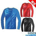 数量限定 ソフトテニス ウェア ゴーセン GOSEN 春企画昇華ロングスリーブTシャツB JPT54 長袖ゴーセン バドミントン ロングTシャツ メンズ ユニセ...