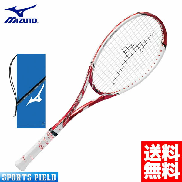 MIZUNO ミズノ ソフトテニスラケットDeep Impact T-500(ディープインパクトT-500)（63JTN67262）【前衛向け】【ソフトテニス ラケット ミズノ 前衛 軟式テニス ラケット テニスラケット軟式 テニスラケット ミズノ soft tennis racket】送料無料 ガット代 張り代 無料