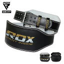 《幅広タイプ》RDX 公式 トレーニングベルト パワーベルト ウェイトリフティング ジム ベンチプレス 保護 安全 サポーター 牛革 男女兼用 男性 女性 ブラ...