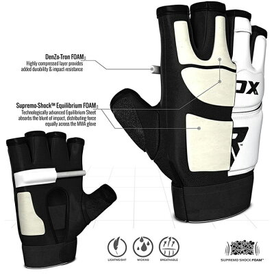 あす楽送料無料RDXTAEKWONDOGLOVESREXT2テコンドーグローブ白黒総合格闘技MMAおしゃれオシャレメンズレディース男女兼用初心者上級者アマチュアプロ格闘技日本正規品